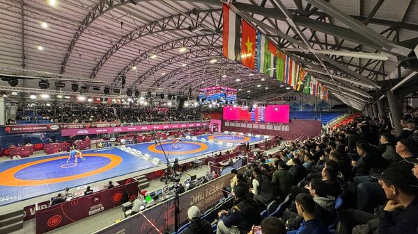 Церемония открытия чемпионата Азии по борьбе в Бишкеке - Sputnik Кыргызстан