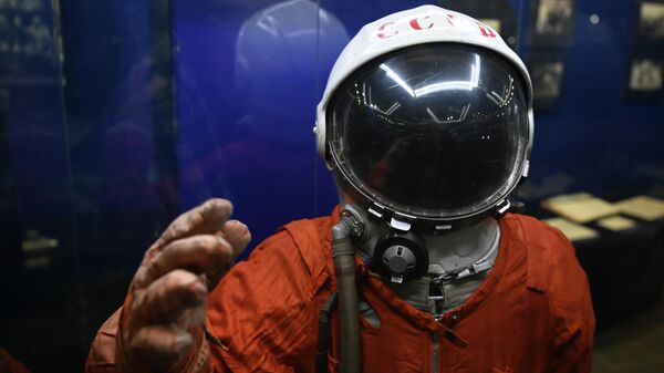 Скафандр СК-1 в музее Первого полёта в городе Гагарин. Архивное фото  - Sputnik Кыргызстан