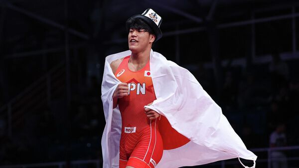 Чемпион Азии, японский борец Тайдзо Йошида - Sputnik Кыргызстан