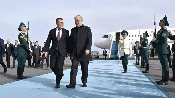 Двухдневный официальный визит президента КР Садыра Жапарова в Казахстан - Sputnik Кыргызстан