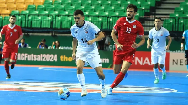 Кыргызстан и Таджикистан сыграли вничью на Кубке Азии по футзалу - Sputnik Кыргызстан