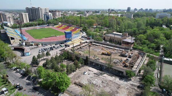 Бишкекте жаңы стадион жана кичи арена куруу иштери - Sputnik Кыргызстан