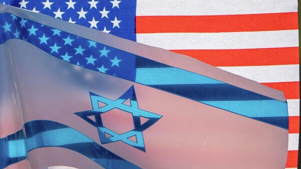 Флаги США и Израиля. Архивное фото - Sputnik Кыргызстан