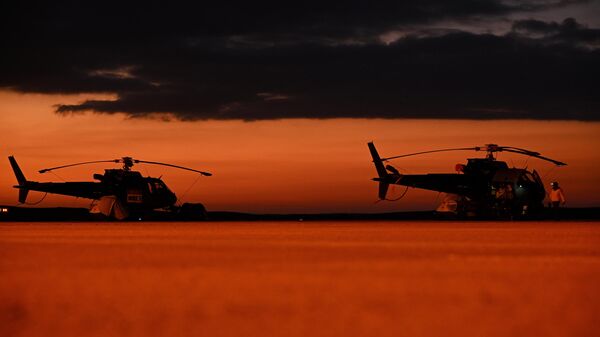 Вертолеты. Иллюстративное фото - Sputnik Кыргызстан