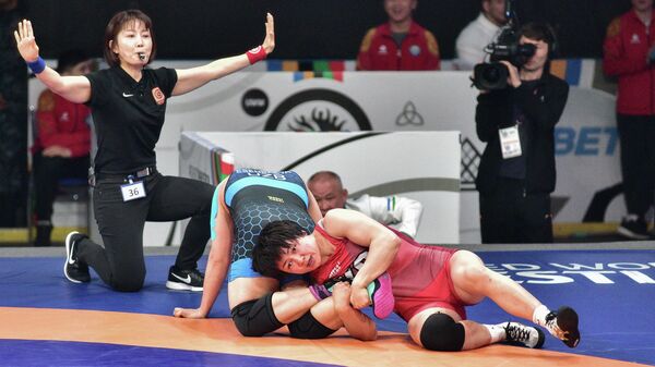 Балбан кыз Мээрим Жуманазарова. Архив - Sputnik Кыргызстан