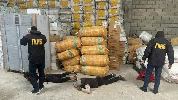 В Бишкеке на складе нашли 4 тонны маковой соломы, содержащие 350 кг кодеина и морфина - Sputnik Кыргызстан