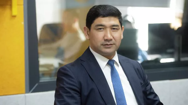 Билим берүү жана илим министрлигинин лицензиялоо башкармалыгынын башчысы Алмаз Ибраев  - Sputnik Кыргызстан