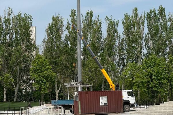 27 апреля началась масштабная реконструкция площади, о которой ранее сообщила мэрия - Sputnik Кыргызстан