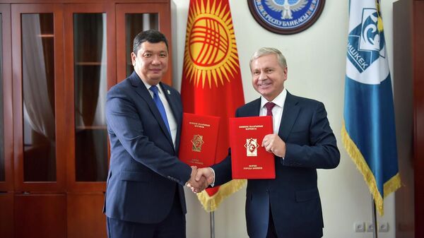 Встреча мэр Бишкека с министром Правительства Москвы - Sputnik Кыргызстан