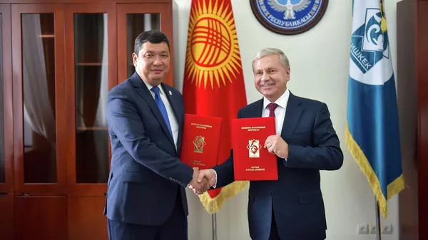 Встреча мэр Бишкека с министром Правительства Москвы - Sputnik Кыргызстан