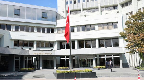 Здание Министерства иностранных дел Турции в Анкаре. Архивное фото  - Sputnik Кыргызстан