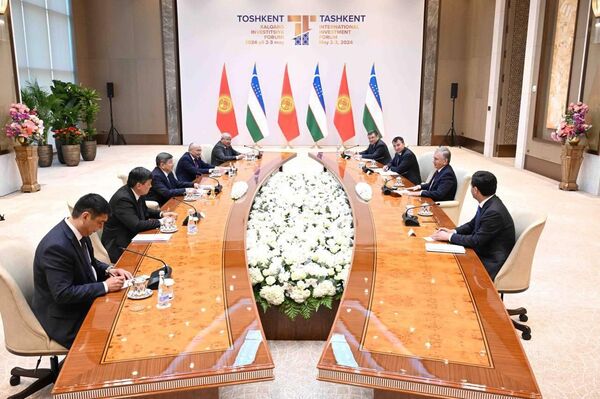 Встреча состоялась в рамках третьего Ташкентского международного инвестиционного форума - Sputnik Кыргызстан