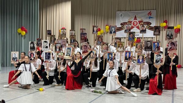 Концерт посвященный Великой Победе в ВОВ в Бишкекском хореографическом училище имени Ч. Базарбаева - Sputnik Кыргызстан