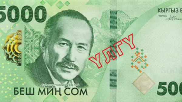 5000 сомдук банкнотанын жаңысы жүгүртүүгө чыгарылды - Sputnik Кыргызстан
