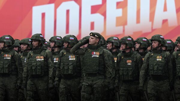 Генеральная репетиция парада к 79-летию Победы в Великой Отечественной войне - Sputnik Кыргызстан