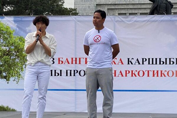 Известные спортсмены (на фото Айсулуу Тыныбекова) призвали всех вести здоровый образ жизни - Sputnik Кыргызстан