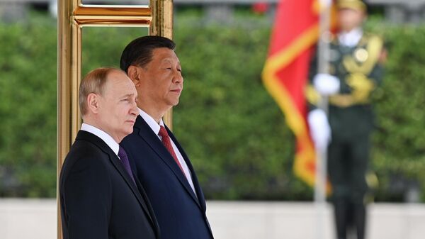 Государственный визит президента Владимира Путина в Китай. Архивное фото  - Sputnik Кыргызстан