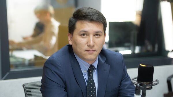 Экономика жана коммерция министрлигинин бизнес-чөйрө саясаты башкармалыгынын жетекчиси Муса Катаганов - Sputnik Кыргызстан