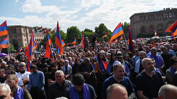 Митинг протеста в Ереване - Sputnik Кыргызстан