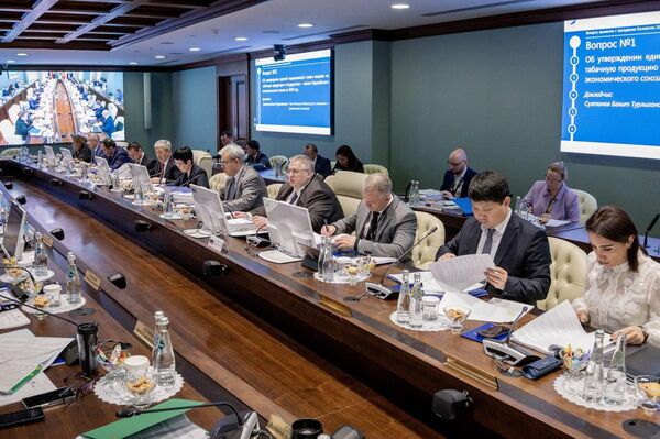 Члены совета ЕЭК на очередном заседании Евразийской экономической комиссии (ЕЭК) в Москве рассмотрели 15 вопросов - Sputnik Кыргызстан