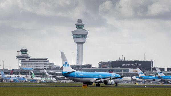 Cамолеты авиакомпании KLM в аэропорту Схипхол в Амстердаме. Архивное фото - Sputnik Кыргызстан