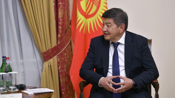 Глава кабинета министров КР Акылбек Жапаров. Архивное фото - Sputnik Кыргызстан