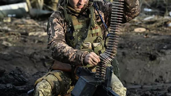 Украинский военнослужащий. Архивное фото  - Sputnik Кыргызстан