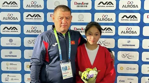 Самбистка Шахнази Айбекова завоевала серебро на играх Дети Азии в Якутске - Sputnik Кыргызстан