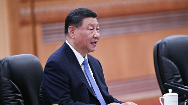 Президент Китая Си Цзиньпин - Sputnik Кыргызстан