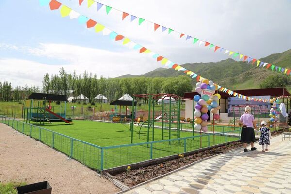 В селе Темир-Канат Тонского района открыли детский сад на 40 мест - Sputnik Кыргызстан