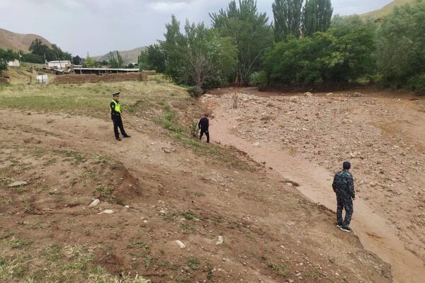 Погибшими в результате схода селя в Кара-Кульджинском районе являются сотрудник милиции и члены его семьи, сообщили Sputnik в УВД Ошской области - Sputnik Кыргызстан