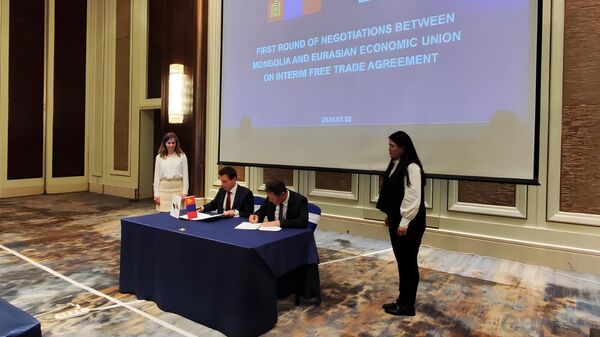 Первый раунд переговоров о подписании торгового соглашения между ЕАЭС и Монголией - Sputnik Кыргызстан