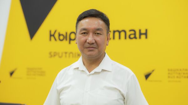 Социалдык фонддун коомчулук менен байланышуу башкармалыгынын башчысы Жеңишбек Мукамбетов - Sputnik Кыргызстан
