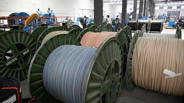 Открытие кабельного завода в Чуйской области - Sputnik Кыргызстан