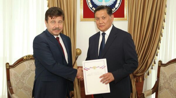 Новый посол России в Кыргызстане вручил копии верительных грамот замглаве МИД - Sputnik Кыргызстан