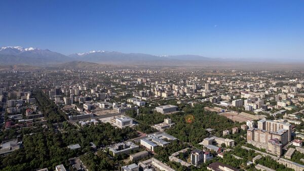 Вид на центральную часть Бишкека. Архивное фото - Sputnik Кыргызстан