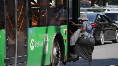 Работа общественного транспорта в Бишкеке
