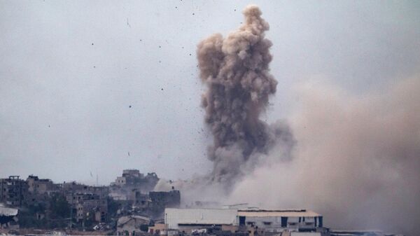 Израилдин Газа тилкесиндеги аба соккусунун кесепеттери. Архив - Sputnik Кыргызстан