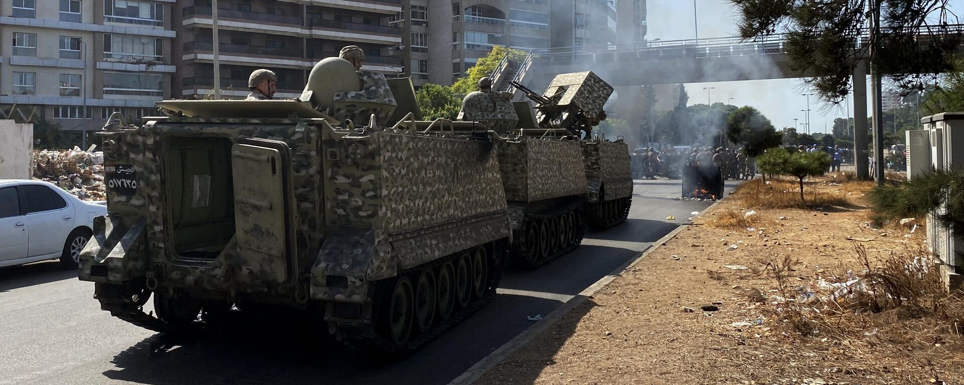 Военнослужащие Ливанской армии на одной из улиц Бейрута. Архивное фото - Sputnik Кыргызстан, 1920, 25.08.2024