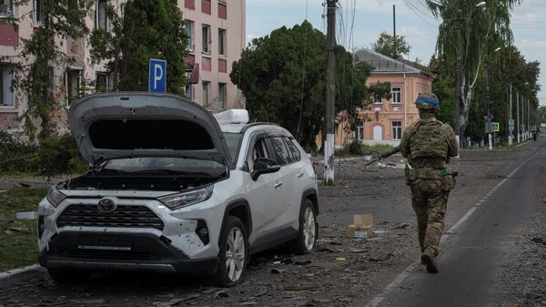 Украинский солдат. Архивное фото - Sputnik Кыргызстан