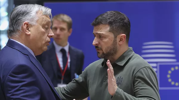 Виктор Орбан менен Владимир Зеленский  - Sputnik Кыргызстан