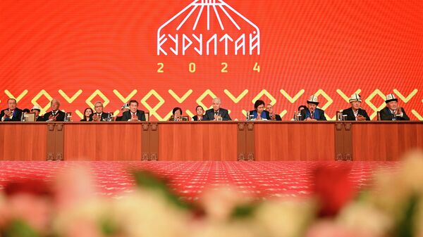 Третий Народный курултай в Бишкеке. Архивное фото - Sputnik Кыргызстан