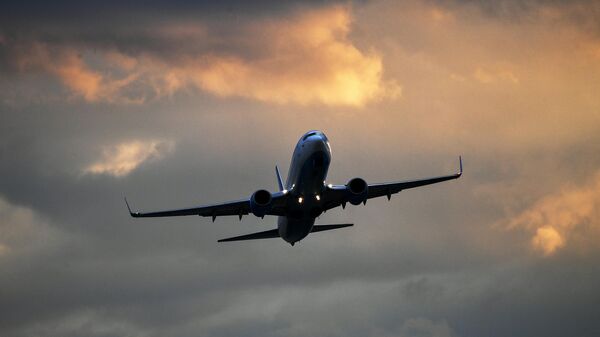 Самолет Boeing 737 в небе. Архивное фото - Sputnik Кыргызстан