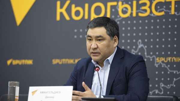 Министрлер кабинетинин төрагасынын биринчи орун басары Данияр Амангелдиев. Архив - Sputnik Кыргызстан