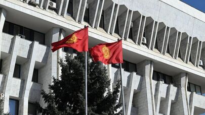 Ремонтные работы в здании Жогорку Кенеша в Бишкеке