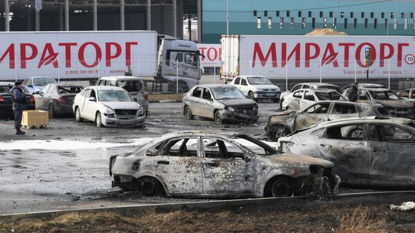 Последствия атаки БПЛА в Москве и Московской области - Sputnik Кыргызстан