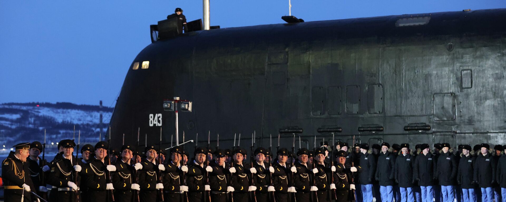 Пермь атомдук суу астында жүрүүчү жаңы крейсердин салтанаттуу учуруу аземи - Sputnik Кыргызстан, 1920, 28.03.2025