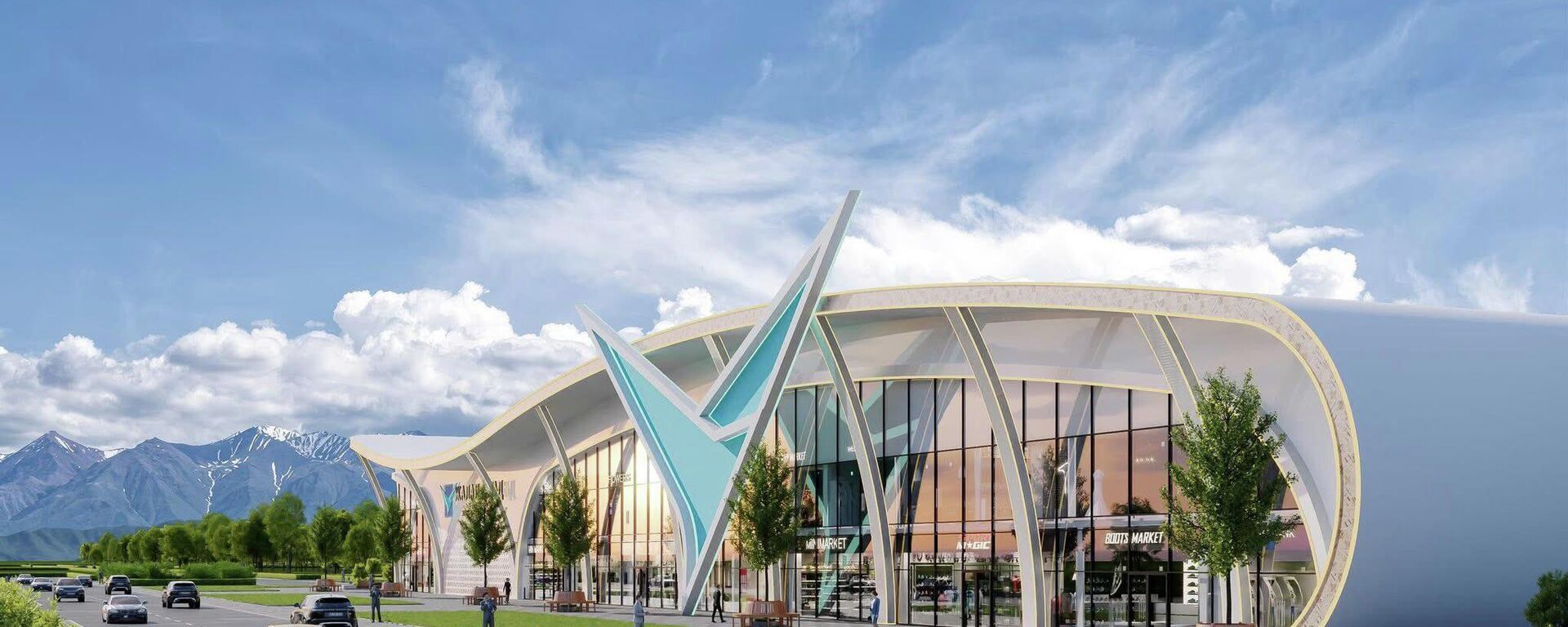 Эскизы проекта нового аэропорта в Манасе. Архивное фото - Sputnik Кыргызстан, 1920, 31.10.2025