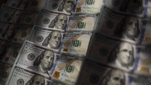 Стодолларовые купюры США. Архивное фото - Sputnik Кыргызстан