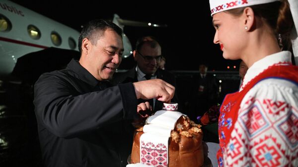 Президент Садыр Жапаров иш сапар менен Минск шаарына барды - Sputnik Кыргызстан